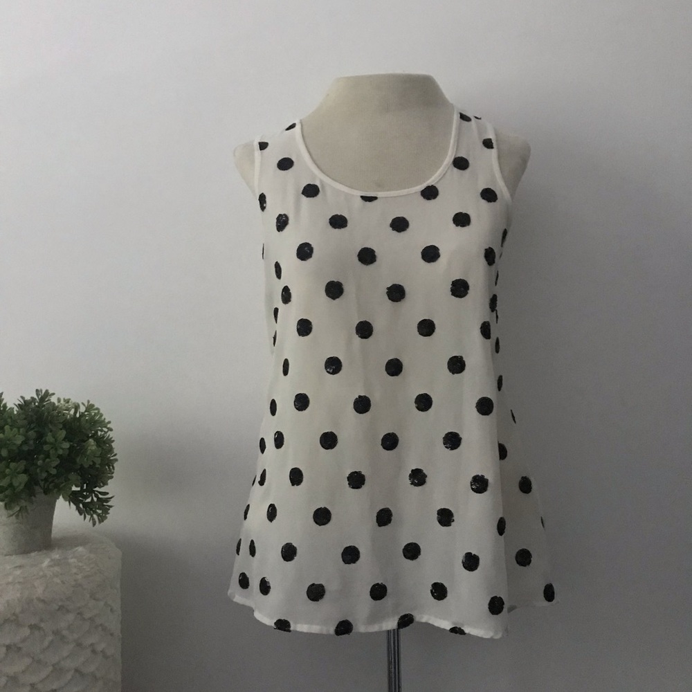 The limited polka dot blouse
